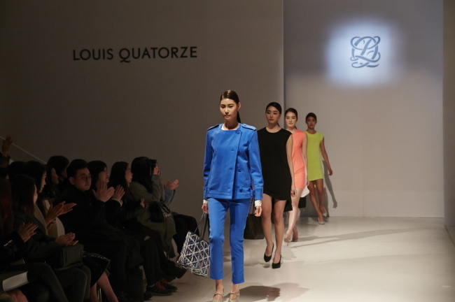 LOUIS QUATORZE S/S 2014 Showcase가 2월 6일 서울 청담동 비욘드 뮤지엄에서 열렸다 [사진제공=루이까또즈]