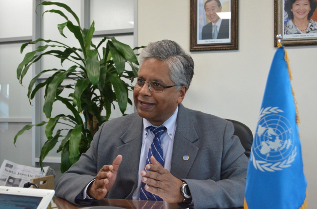 Kilaparti Ramakrishna, director of the U.N. Economic and Social Commission for Asia and the Pacific’s East and Northeast Asia office