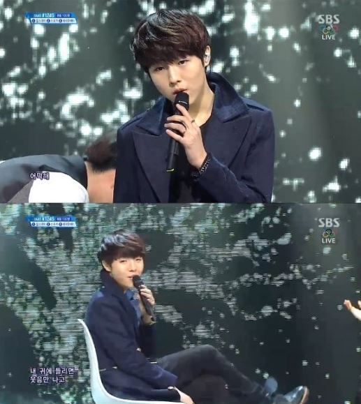유승우(가수)
가수 유승우가 4개월 만의 컴백 무대에서 한층 성숙해진 외모로 시선을 끌었다.