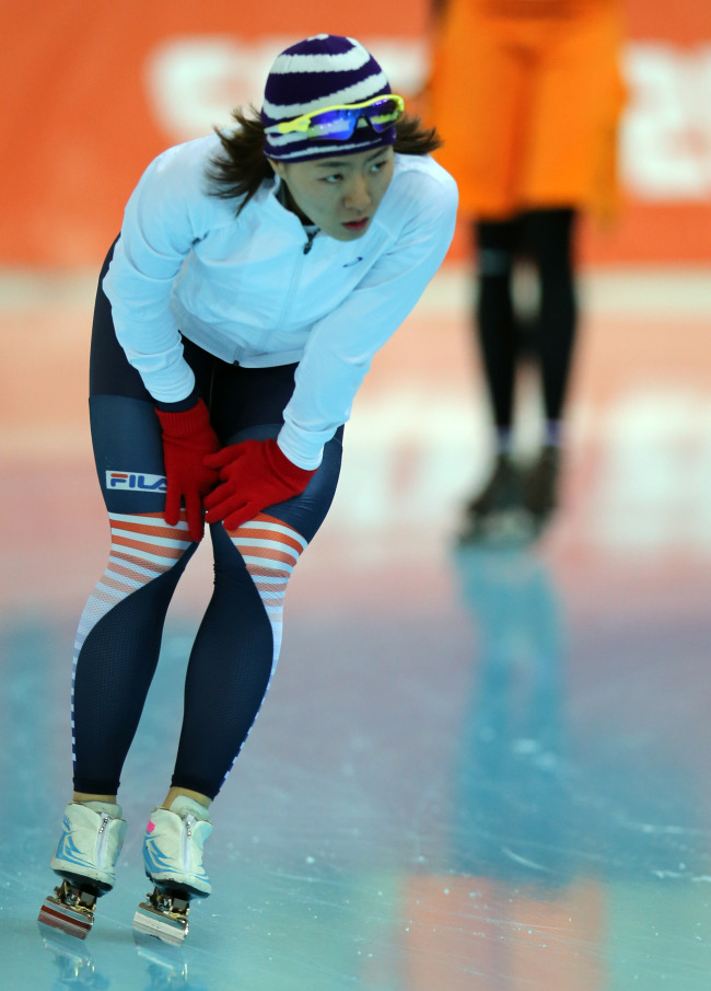 이상화(스케이트선수/서울시청)
Speed skating world record holder Lee Sang-hwa will chase her second straight Olympic gold in the women's 500 meters on Tuesday at the Sochi Winter Olympics.