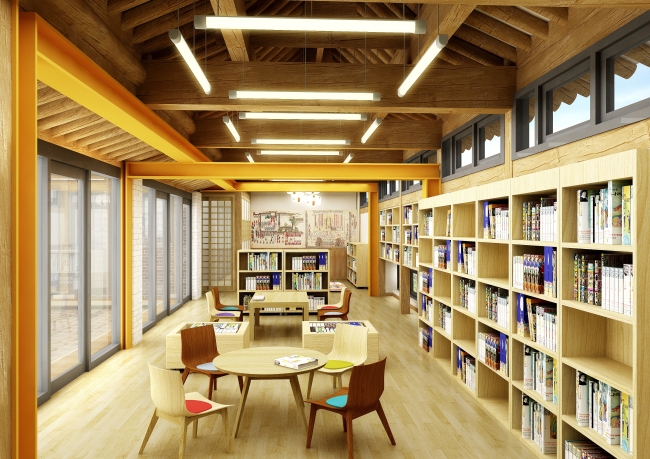 서울 종로구(구청장 김영종)는 오는 13일 오전 10시 20분, 종로구 최초의 한옥도서관인 ‘도담도담 한옥도서관’<사진은 내부 투시도>을 개관한다고 11일 밝혔다.
종로구는 봉제산업 밀집지역인 창신ㆍ숭인동에 한옥도서관을 건립해 어린이들에게 한옥 체험기회를 제공하고 지역 간 도서관 불균형을 해소하기 위해 이 지역에 도서관 건립을 추진했다.