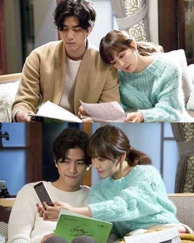 성준(좌부터/방성준/탤런트/전모델),김소연(탤런트/영화배우)
tvN 드라마 ‘로맨스가 필요해3’에 출연 중인 김소연 성준의 대본연습 현장이 공개됐다.