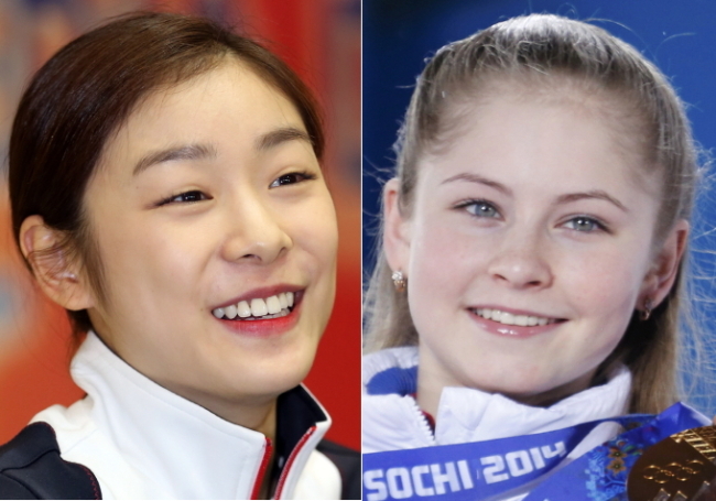 김연아(좌부터/스케이트선수),율리아리프니츠카야(YuliaLipnitskaya/스케이트선수)
Tension is building between Olympic figure skating champion Kim Yu-na and the much praised Russian prodigy Julia Lipnitskaia with the individual event just over one week away.