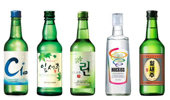 대선주조(시원), 보해양조(잎새주), 더맥키스컴퍼니(O2린), 더맥키스컴퍼니(맥키스), 보해양조(잎새주)