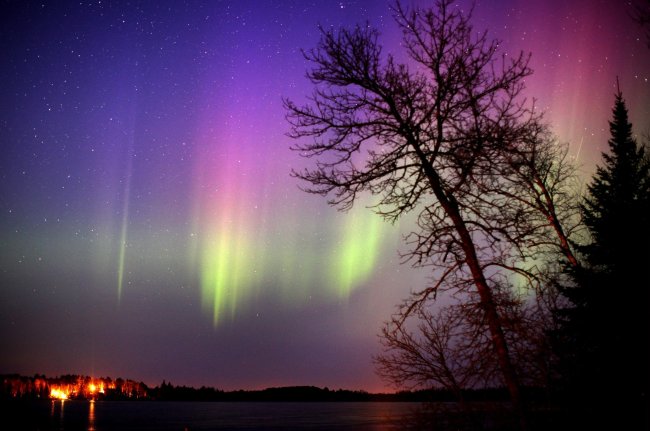 The Northern Lights paint the sky over Cotton, Minnesota, in 2012.   Minneapolis Star Tribune/MCT