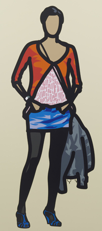 줄리안 오피 ‘Woman wearing black tights with her hands in her pocket’ .2013 [사진=국제갤러리]