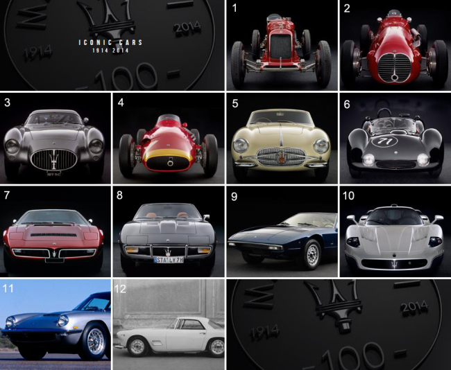마세라티가 17일부터 지난 100년의 역사를 빛낸 차량 12종 중 가장 상징적인 아이코닉 카(Iconic Car)를 뽑는 페이스북 이벤트를 진행한다고 17일 밝혔다.
이번 행사는 17일부터 오는 3월 2일까지 마세라티 공식 페이스북(www.facebook.com/maserati.korea)을 통해 진행된다.
행사에 참여하고자하는 고객은 마세라티 페이스북을 방문해 ‘좋아요’ 버튼을 누른 후 이벤트 게시글을 공유하고 댓글을 통해 12종의 차 중 최고의 아이코닉 카 투표에 응모할 수 있다. 이벤트 참여자 중 총 100명 에게 CGV 영화 예매권 2매씩을 증정한다.