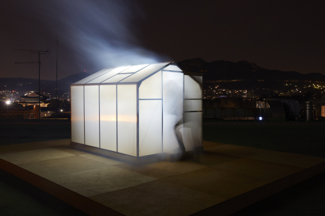 “I wish I could disappear from the world or the other way around” by Lee Won-woo.   ArtSonje Center
