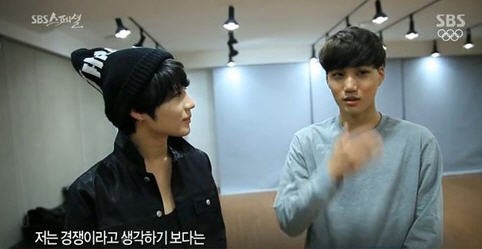 태민(좌부터/이태민/가수/샤이니),카이(김종인/KAI/가수/EXO/EXO-K)
16일 방송된 SBS 다큐멘터리 ‘SBS 스페셜-1만 시간의 법칙’은 동방신기의 유노윤호, 샤이니의 태민, 엑소 카이 등 노력파 아이돌의 1만 시간을 분석했다.