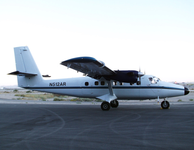 A DeHavilland DHC6 Twin Otter similar to the one belonging to Nepal Airlines that crashed in Nepal’s mountainous west on Sunday.  AP-Yonhap