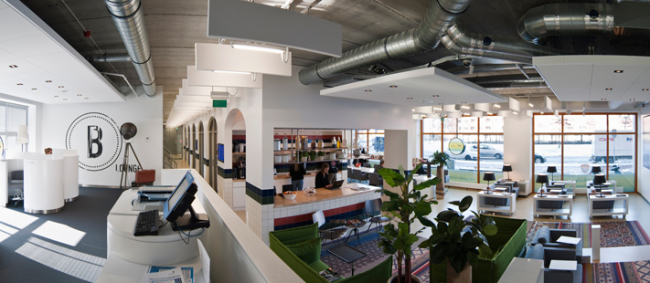 Regus’ serviced office space, located in the ground floor at the Amersfoort central station, Netherlands.   Regus