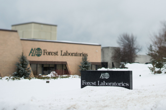 A Forest Laboratories Inc. facility in Hauppauge, New York.   Bloomberg