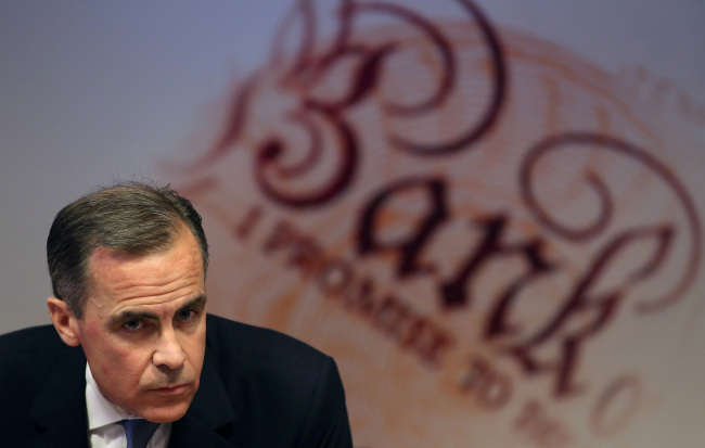 Mark Carney, governor of the Bank of England   Bloomberg