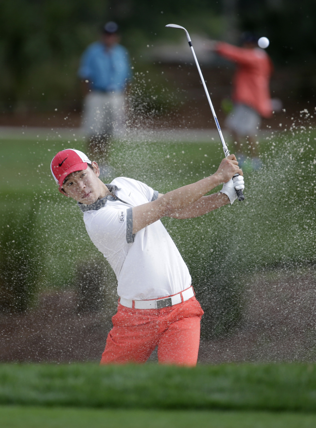 Korea’s Noh Seung-yul plays a shot at the Honda Classic on Thursday.   AP-Yonhap