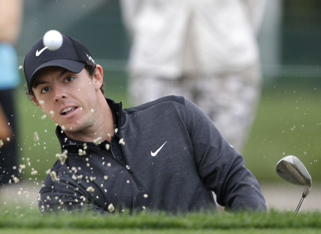 Rory McIlroy of Northern Ireland plays a shot on the 13th hole.   AP-Yonhap