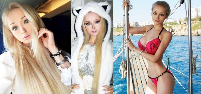 (사진: Valeria Lukyanova 페이스북)