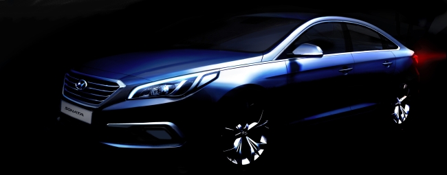 A rendering of the new Hyundai Sonata.   Hyundai Motor