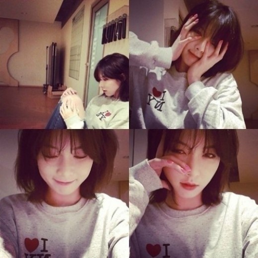 김현아(가수/포미닛/트러블메이커)
걸그룹 포미닛 멤버 현아가 연습실 셀카를 공개해 화제를 모았다.