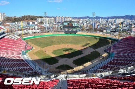 사진은 올시즌 첫선을 보이는 광주-기아 챔피언스필드