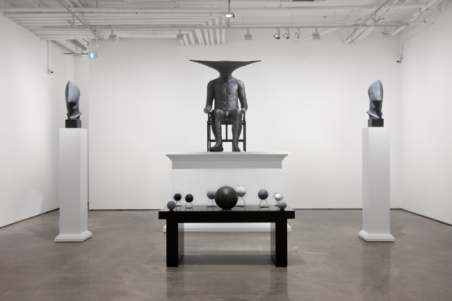 Installation view of Kim In-bai exhibition.   Arario Gallery