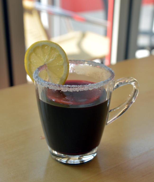 Edelweiss’ warm, spiced and potent Gluhwein (Yoon Byung-chan/The Korea Herald)