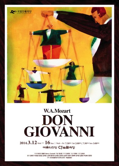 A poster for the opera “Don Giovanni” (National Opera Company of Korea)