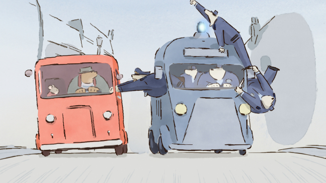 This image released by Studiocanal shows a scene from the film “Ernest and Celestine.”   AP-Yonhap
