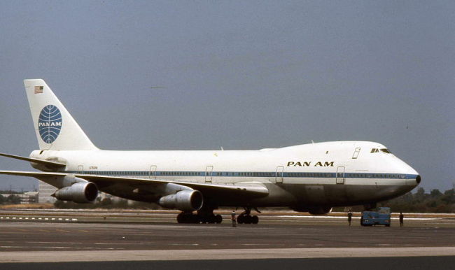 테네리페 공항 참사 사고기와 동일 기종인 팬암의 B747-121. [사진=위키피디아]