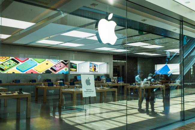 An Apple store in Rio de Janeiro, Brazil   AFP-Yonhap