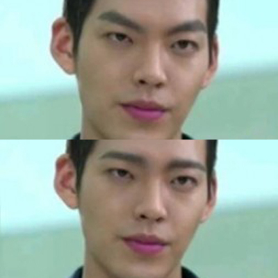 김우빈(김현중/모델/탤런트)
눈썹의 중요성을 알려주는 사진이 공개됐다.