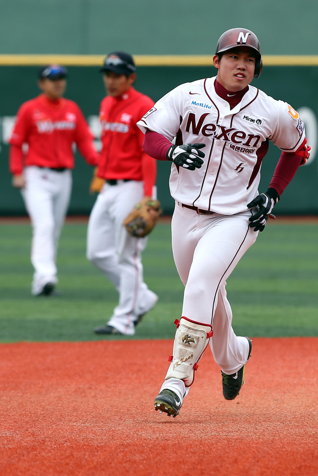 The Nexen Heroes’ Kang Ji-kwang   Yonhap