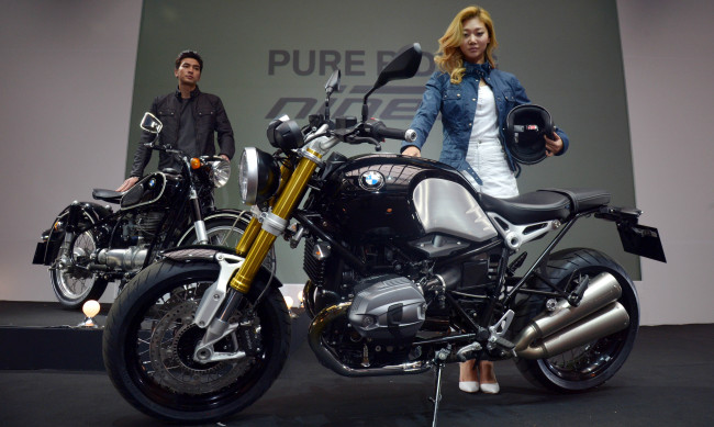 The BMW Motorrad New R nineT.    Kim Myung-sub/The Korea Herald
