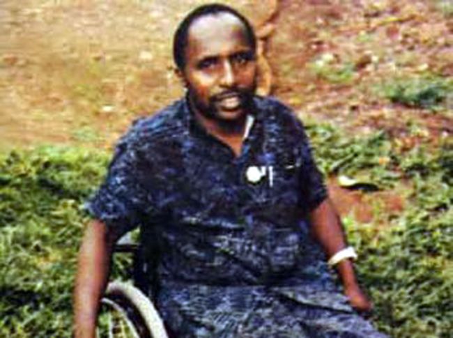 An undated file picture released by Interpol shows Pascal Simbikangwa, a former Rwandan army captain arrested on the French island of Mayotte in 2008.   AFP-Yonhap