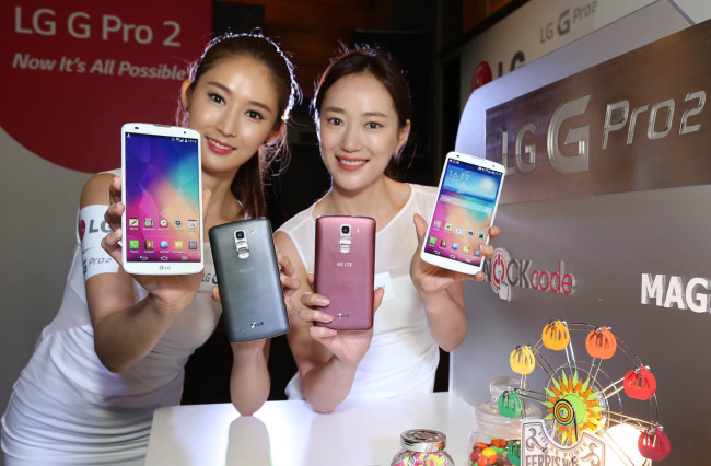 아시아 공략나선 LG G프로2