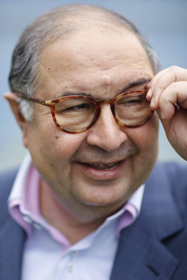Russian billionaire Alisher Usmanov.   Bloomberg
