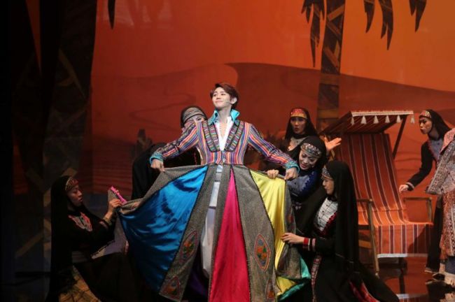 K-pop star Yang Yoseop of Beast stars in the Korean production of Andrew Lloyd Webber and Tim
Rice’s rock musical “Joseph and the Amazing Technicolor Dreamcoat.” (Live&Company)