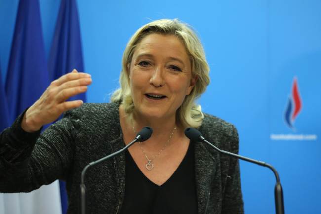 French far-right party Front National leader Marine Le Pen    AFP-Yonhap