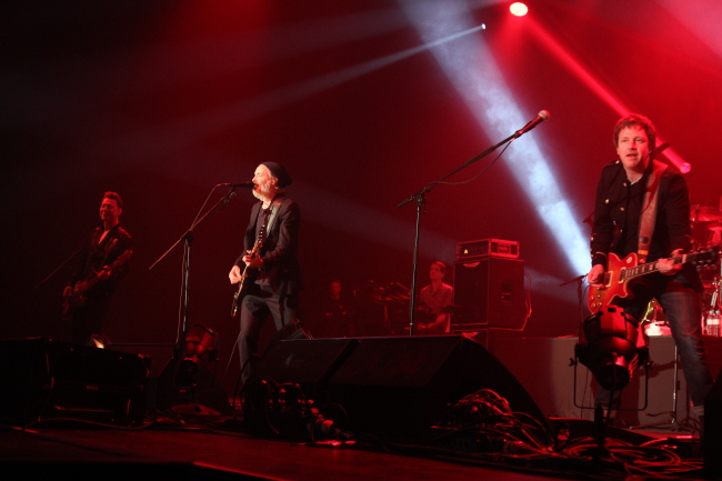 Travis performs live in Seoul on Tuesday.   SENA Korea
