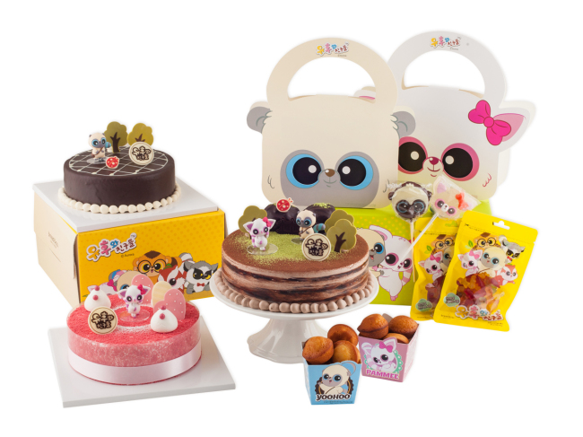 슬로우 베이커리 브랜드 브레댄코(대표 홍수현, www.breadnco.kr)는 오로라월드의 히트 애니메이션 ‘유후와 친구들’(KBS1 방영 중) 캐릭터를 테마로 ‘유후와 친구들 케이크’ 등 10가지 신제품을 선보인다.