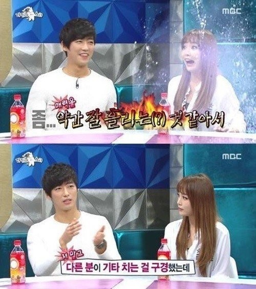 남궁민(좌부터/탤런트/영화배우),홍진영(가수/탤런트)
배우 남궁민이 가상부부 상대인 가수 홍진영에게 질투심을 나타냈다.