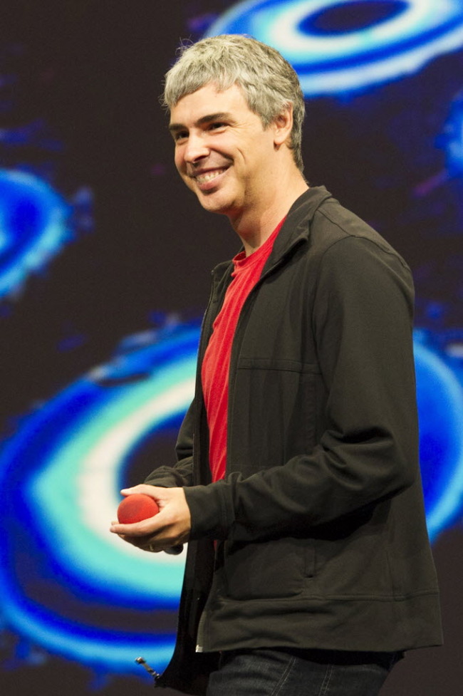 Larry Page, co-founder and CEO at Google Inc.   Bloomberg