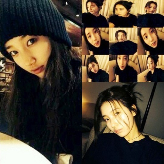 수지(배수지/가수/영화배우/미쓰에이)
걸그룹 미쓰에이 멤버 수지가 올블랙 셀카를 공개했다.