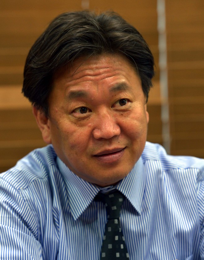John Lee, CEO of Meritz Asset Management.   Yoon Byung-chan/The Korea Herald