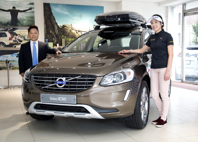 안시현과 황호진 H MOTORS 대표. 사진=세마스포츠마케팅