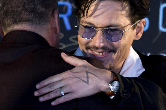 Johnny Depp.   AP
