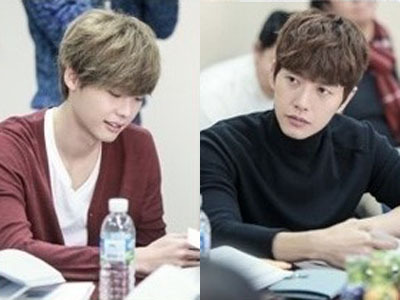 이종석(좌부터/모델/탤런트),박해진(탤런트)
배우 이종석과 박해진의 대본 리딩 현장이 공개됐다.