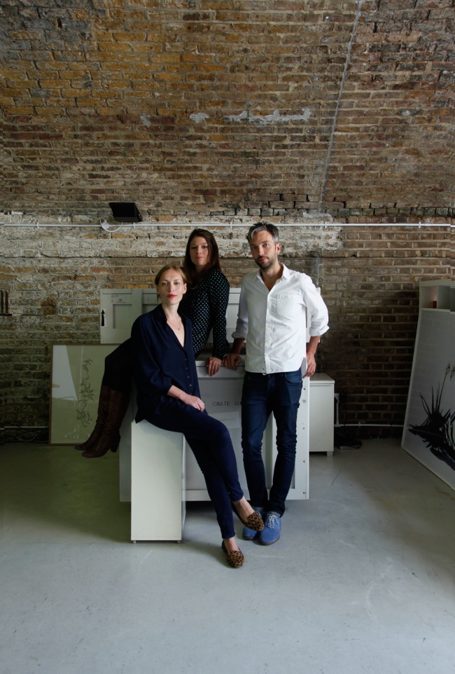 From left: Troika members Conny Freyer, Eva Rucki and Sebastien Noel.   Troika/Daelim Museum