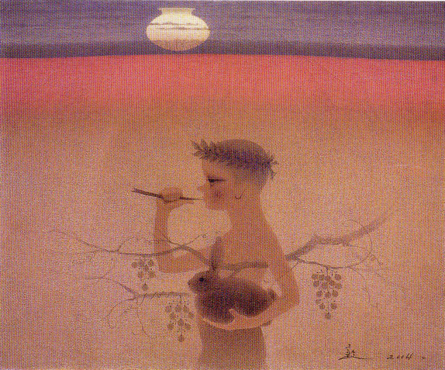 “A Boy on a Hill” by Park Don (Chung Jark Gallery)