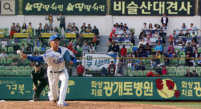 The Samsung Lions’ Lim Chang-yong   Yonhap