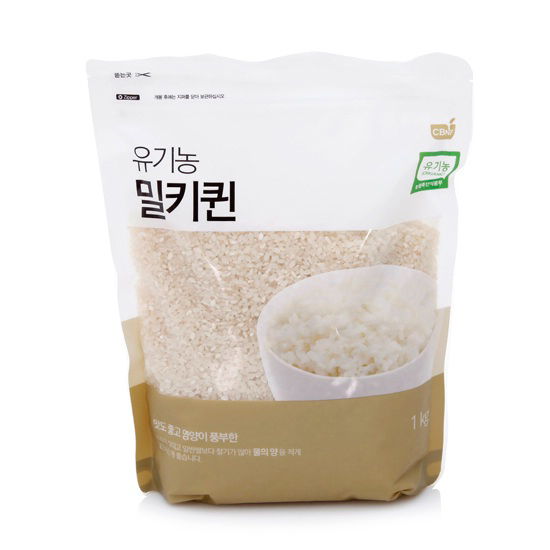 최근엔 일본 농림수산성의 슈퍼라이스 계획에 따라 수십년간 ‘고시히카리’ 종을 친환경적인 유기농법으로 균형성장시켜 육성 개량한 품종인 ‘밀키퀸’이 주목받고 있다. 올가니카를 비롯해 초록마을 등 유기농 전문업체들에서 판매하고 있는 ‘밀키퀸’은 조생종으로 농약이나 화학비료에 매우 민감한 소립(小粒)종의 쌀이다.